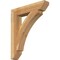 Ekena Millwork Thorton Slat Rough Sawn Bracket, Western Red Cedar, 4"W x 22"D x 26"H BKT04X22X26THR06RWR - alternate 1